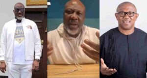 "Your time is not now, wait for your time" - Dino Melaye tells Peter Obi, gives reasons (Video)