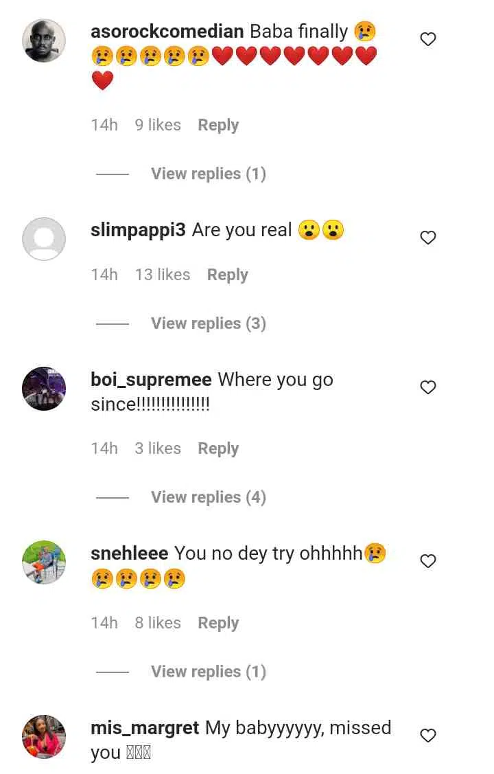 Massive reactions as Runtown shares first IG post after after 8 months, hints at something big