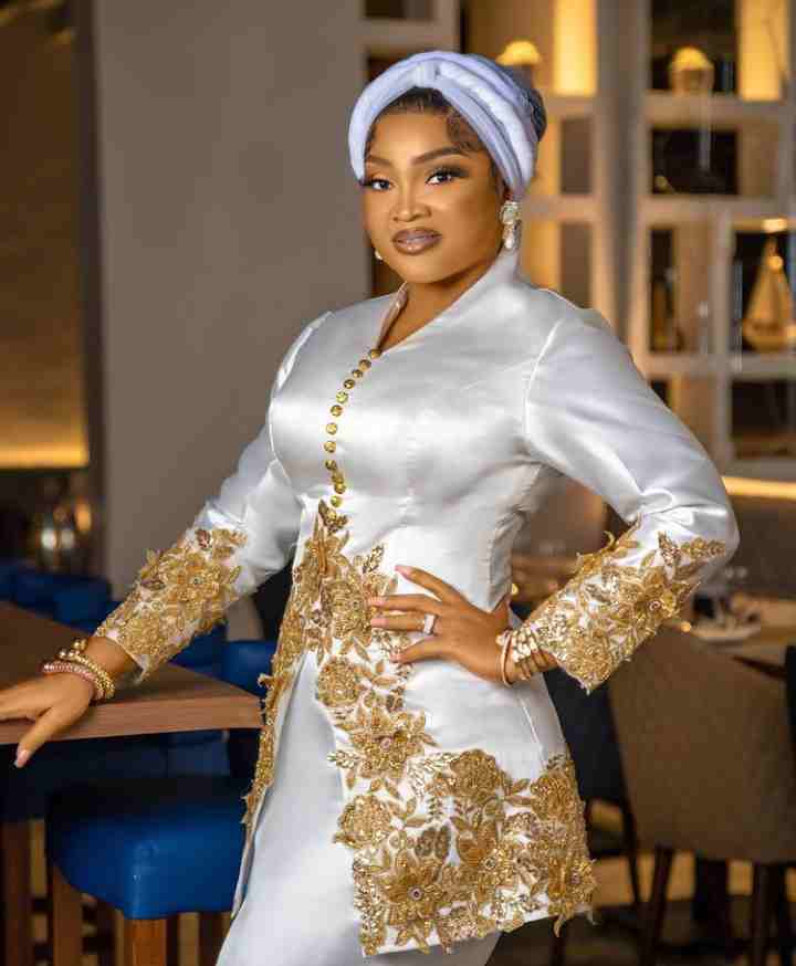 Mercy Aigbe celebrates husband's son on his birthday 