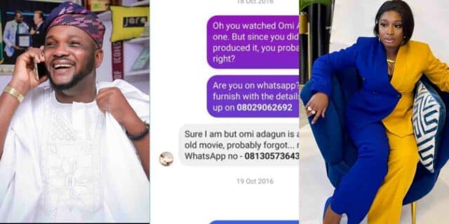 Yomi Fabiyi leaks chat with Mo Bimpe as he addresses s3x for roles allegations
