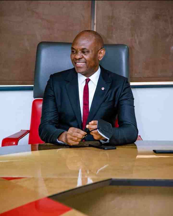 Reactions as Tony Elemelu shares throwback photo with Genevieve Nnaji, others