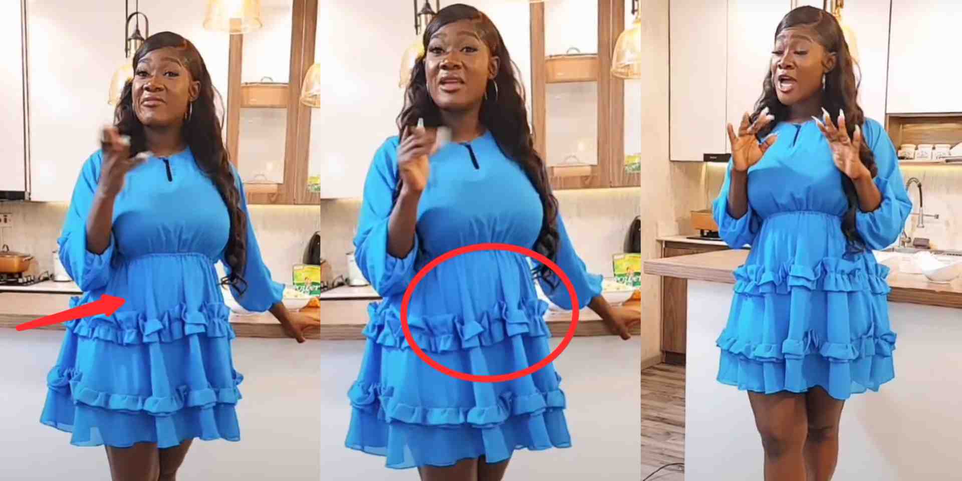 Mercy Johnson reacts to claims of expecting a 5th child following visible baby bump in recent video