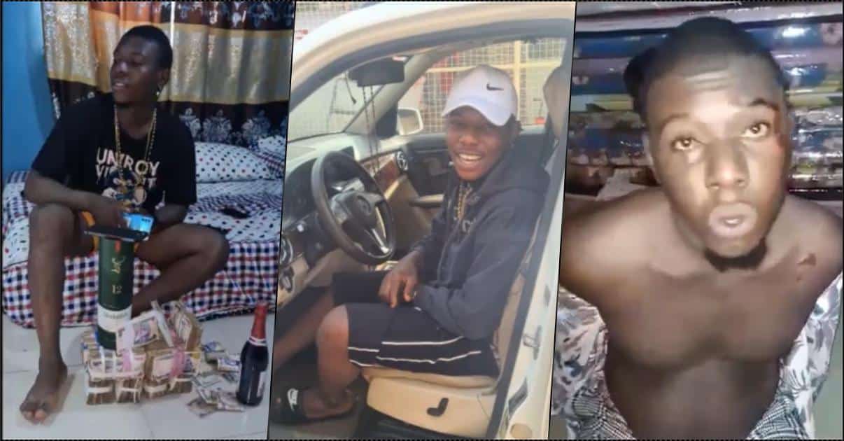 Social media big boy nabbed as member of unknown gunmen terrorizing a state (Video)