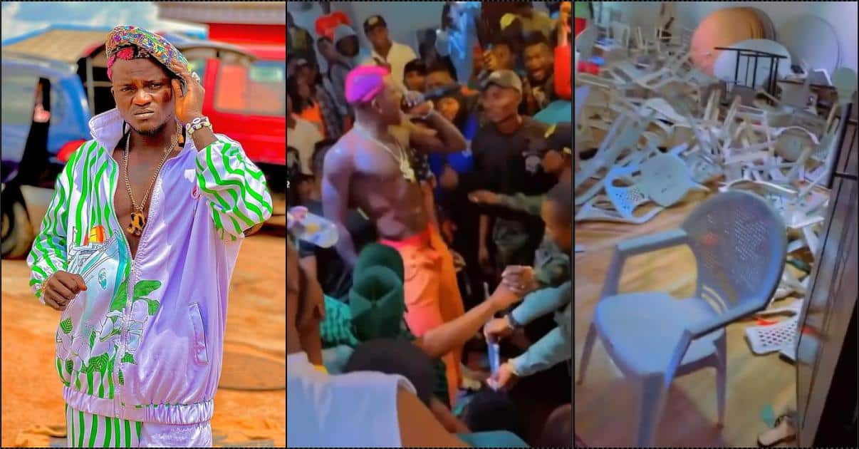 Portable reportedly engages in fight at a show in Ogun (Video)