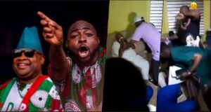 Davido and Uncle, Ademola Adeleke, burst into tears as PDP leads vote counts (Video)