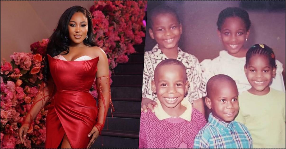 "Once a beauty always a beauty" - Fans gush over Erica Nlewedim's childhood photo