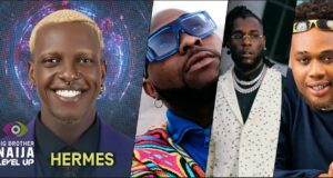 #BBNaija: Reactions as Hermes surfaces in Davido, Burna Boy's music videos and others