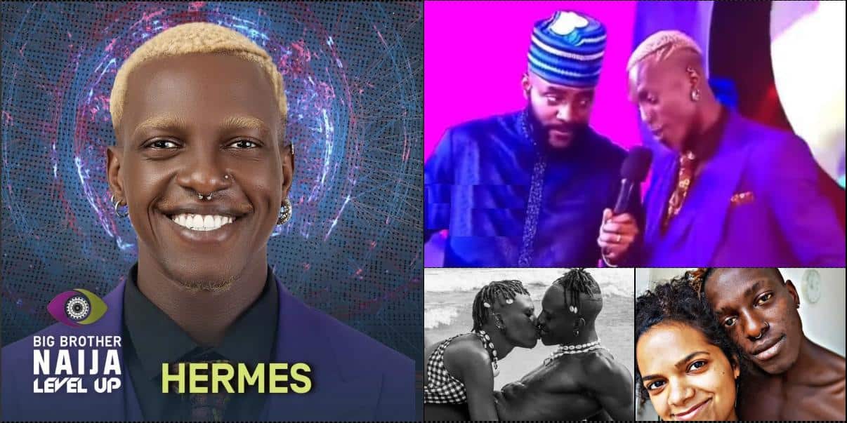 #BBNaija: Moment Ebuka asks Hermes about his two girlfriends, gives shocking response (Video)