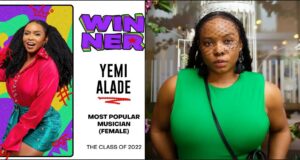NET Honours 2022: Yemi Alade overtakes Tiwa Savage and Tems to Win Most Popular Musician (Female)