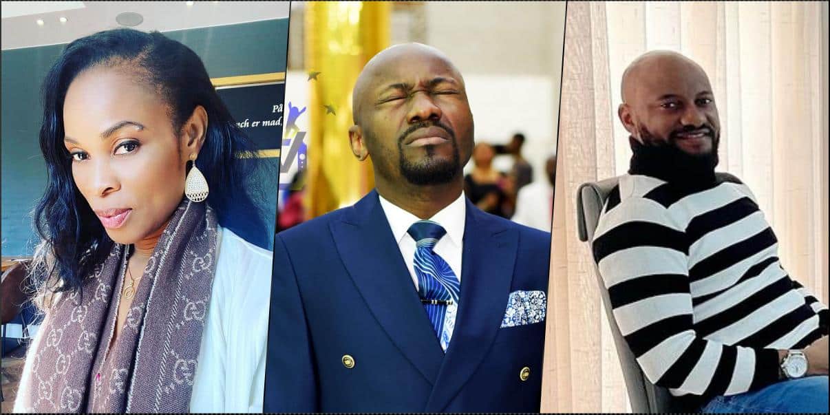 Drama as Georgina Onuoha lambasts Yul Edochie for mocking her over involvement in Apostle Suleman's saga