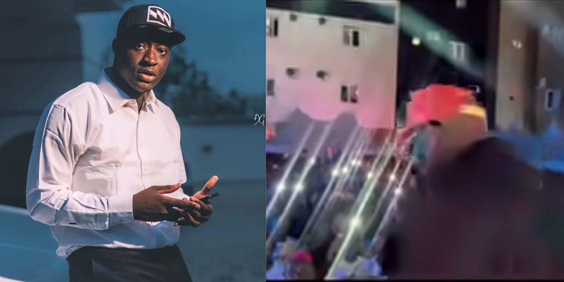 "Thank God for Wizkid" - Reactions as Carter Efe shuts down show while performing 'Machala' for mammoth crowd [Video]