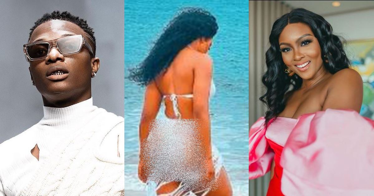 "Bad boy, Jada is typing" - Wizkid's comment on actress, Osas Ighodaro's post sparks reactions
