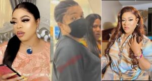 "Wetin ehm put for chest" - Video of Bobrisky and Nkechi Blessing at an airport triggers reactions