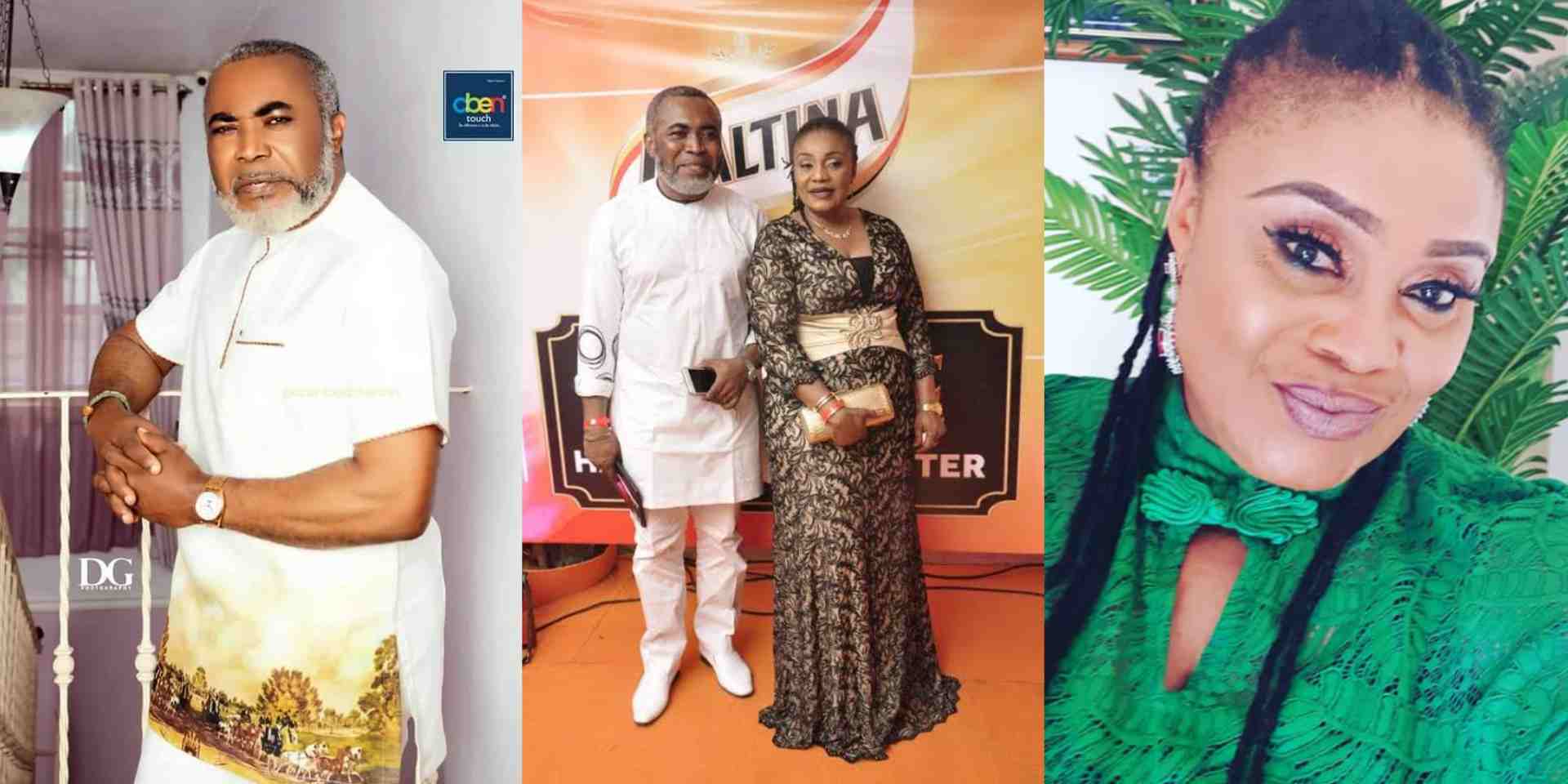 Zack Orji's wife, Ngozi triggers reactions as she shows off preferred presidential candidate 