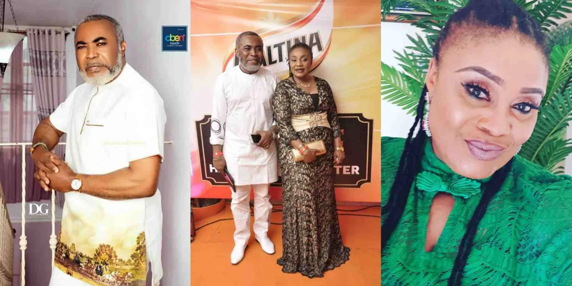 Zack Orji's wife, Ngozi triggers reactions as she shows off preferred presidential candidate 