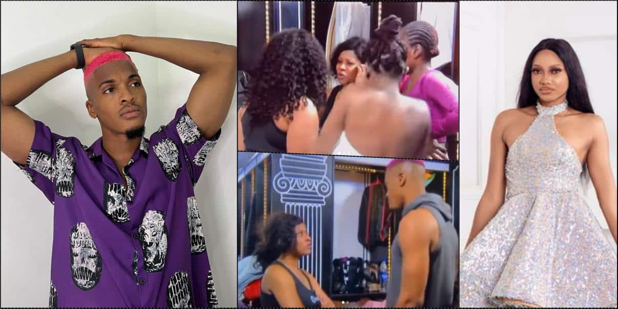 BBNaija: Chomzy confronts Groovy over affair with Phyna, drama escalates (Video)