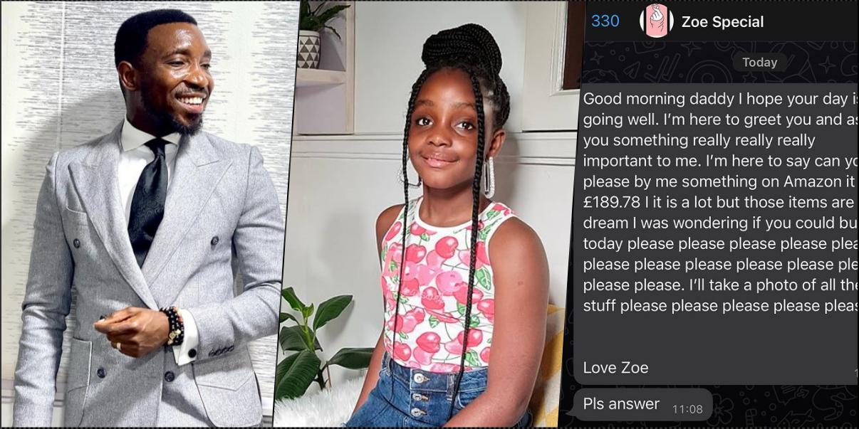 Between Timi Dakolo and 8-year-old who pleaded for facial treatment kit worth almost N100K