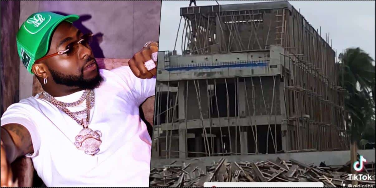 Davido set to complete beach house worth millions of naira (Video) 