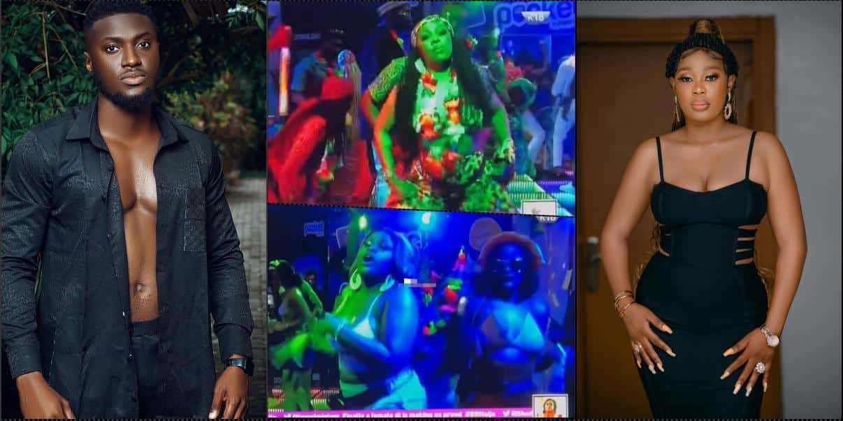 BBNaija: Giddyfia moves to Amaka after spotting Rachel dancing with Adekunle despite warning (Video)