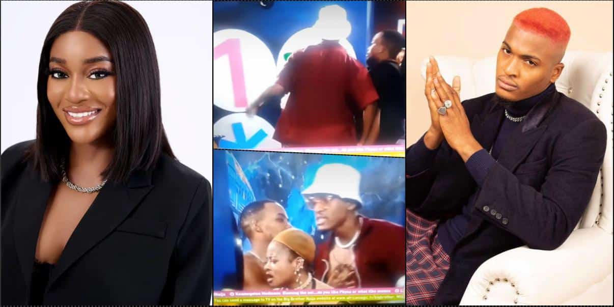 "Hin thing small" - Beauty exposes under sheet moments with Groovy for dancing with Chomzy (Video)