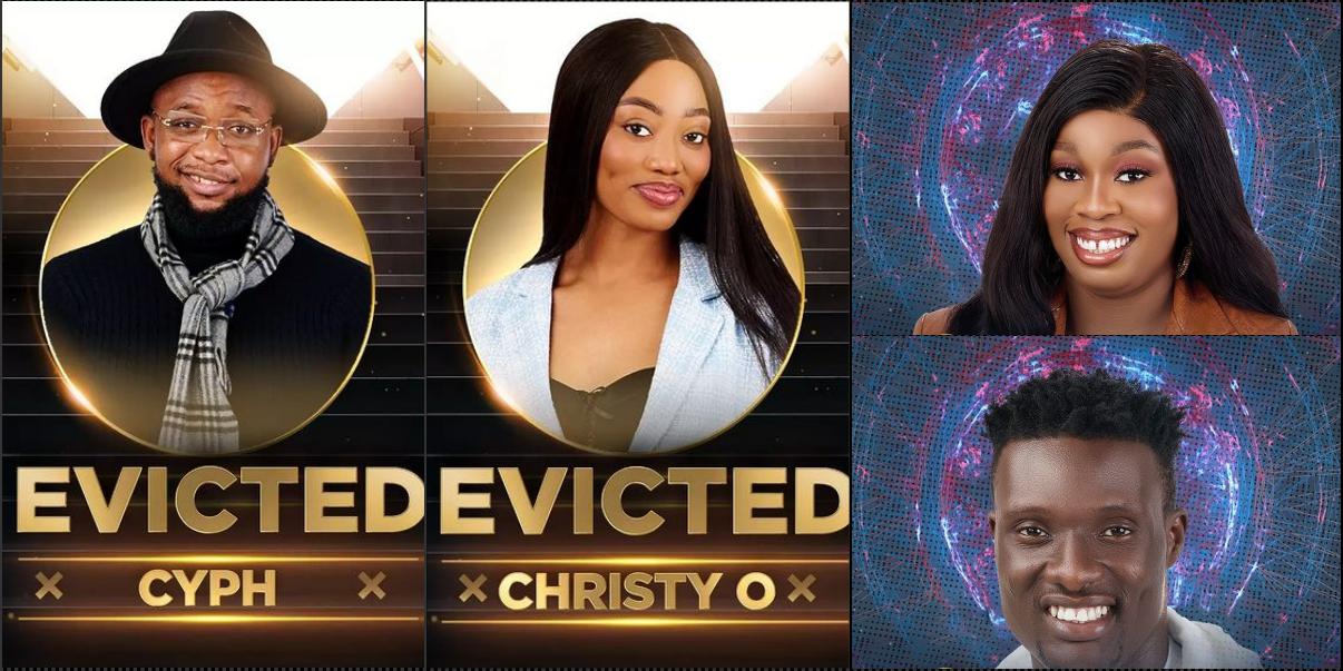 BBNaija: Christy O and Cyph evicted, two new housemates added