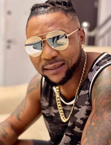 "Stop playing his song, he is an ingrate" - Portable rages during live video as he drags Oritse Femi (Video)