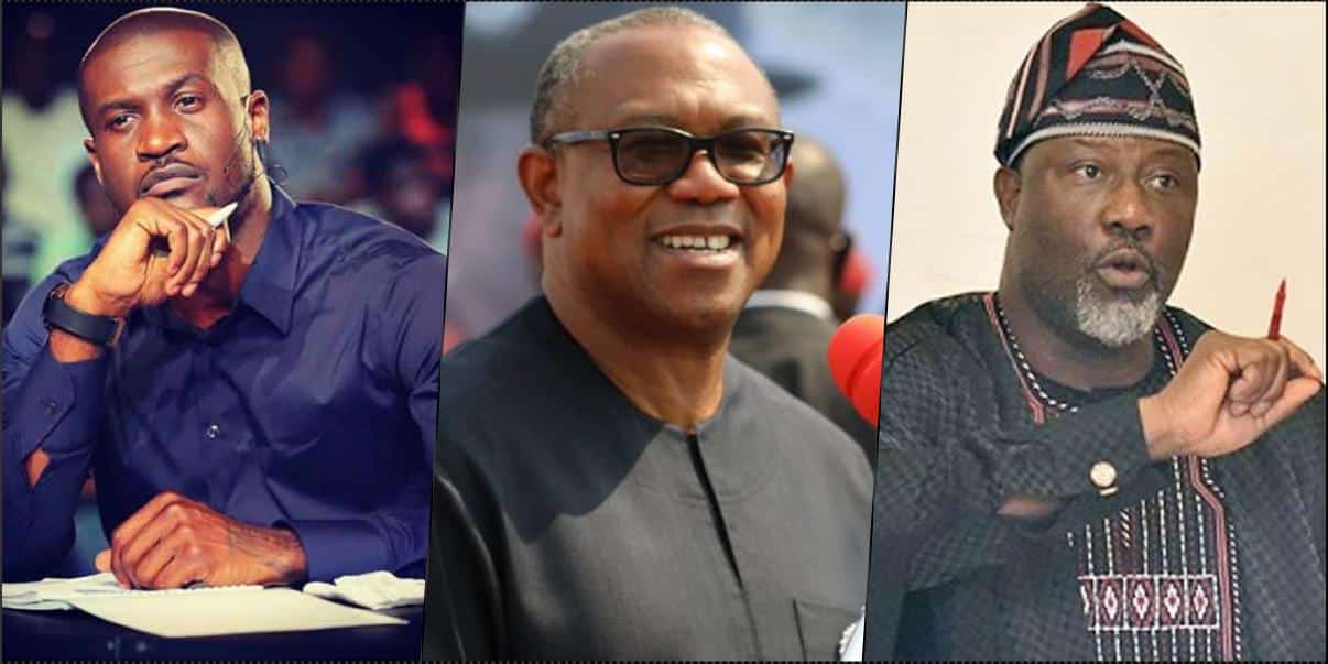 2023 Elections: Peter Okoye blasts Dino Melaye over claims of Peter Obi's incompetence (Video)
