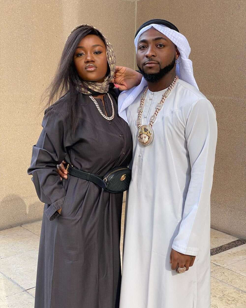 Chioma and Davido left together after she turned up for show he performed in with a 30BG chain