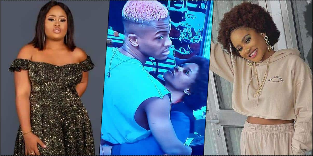 BBNaija: Amaka accuses Phyna of snatching Groovy instead of talking to him on her behalf (Video)