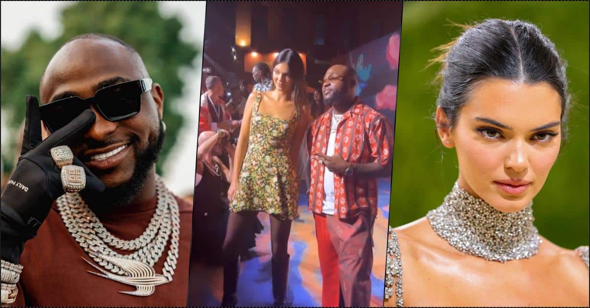 Speculations as Davido is spotted with Kendall Jenner at New York Fashion Week (Video)