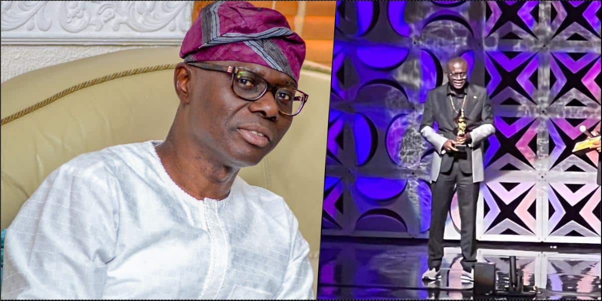 Lagos Governor, Sanwo-Olu dragged over appearance at Headies Award (Video)