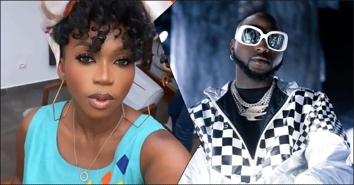 Waje showers accolade on Davido for speaking kind of her in her absence 