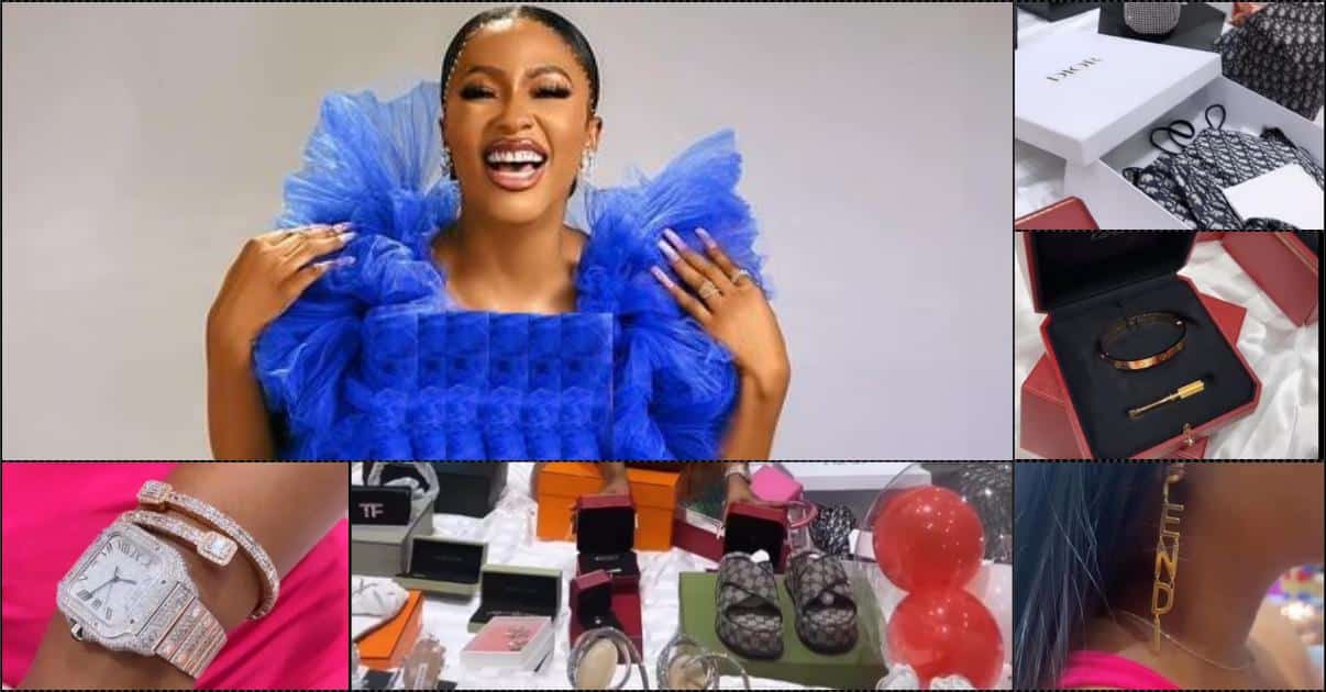 Mercy Eke gushes as she flaunts birthday gifts (Video)