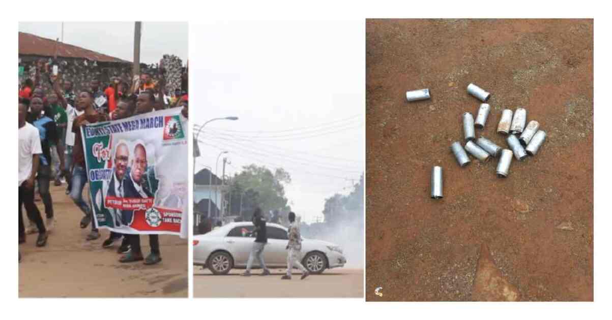 Supporters of Peter Obi teargassed by police in Ebonyi