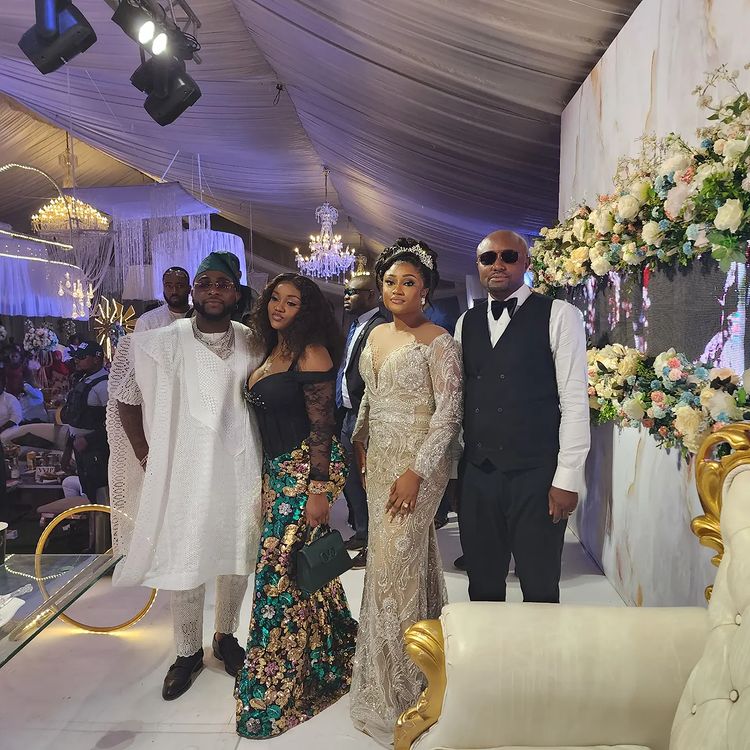 Isreal DMW appreciates Davido following white wedding