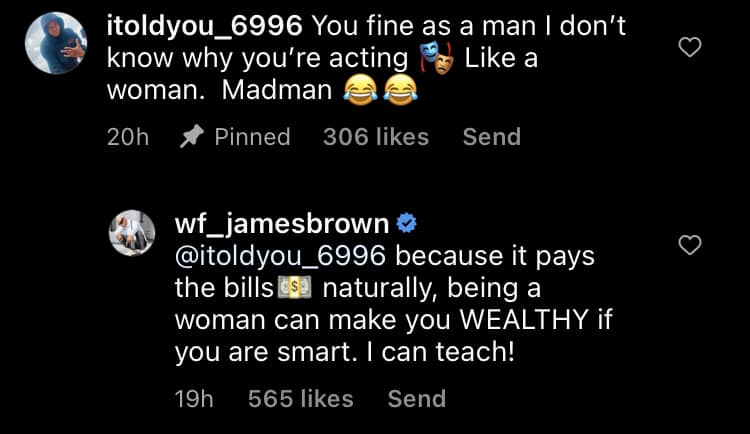 Being a woman can make you wealthy if you are smart – James Brown reveals