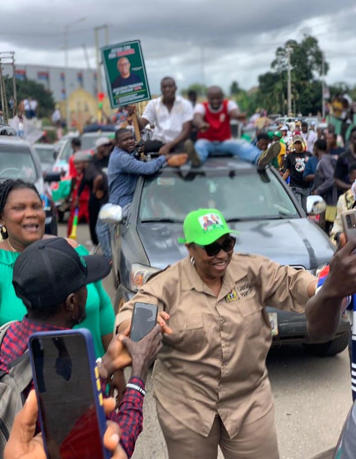 Peter Obi's supporters storm the streets across Nigeria, Ghana and UK (Video)