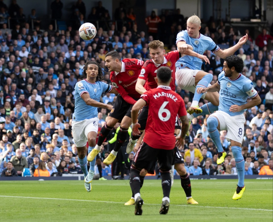 Haaland and Foden grab hat-tricks as Man City sinks Man United in Manchester derby