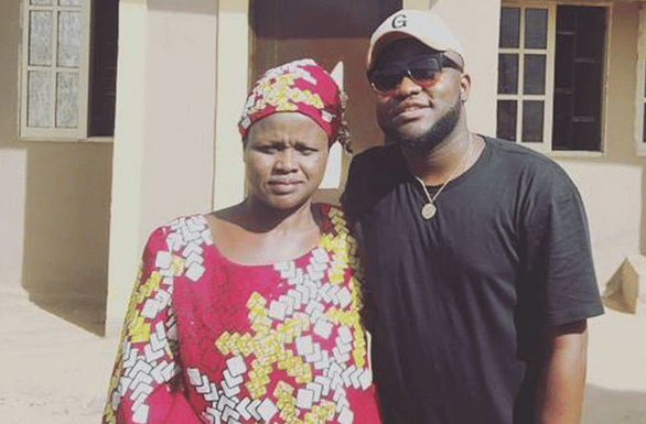 I’ll miss playing with your cheeks - Skales' wife finally reacts to her mother-in-law's death