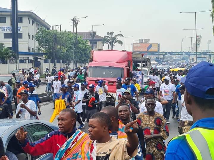 MC Oluomo leads ‘five million-man’ rally for Tinubu in Lagos