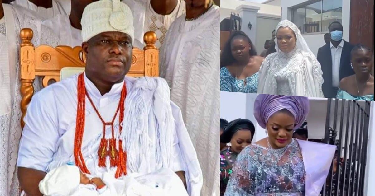 Ooni of Ife throws grand wedding party for first wife, Yeyeluwa Mariam Ogunwusi