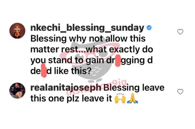 Nkechi Blessing and Anita Joseph