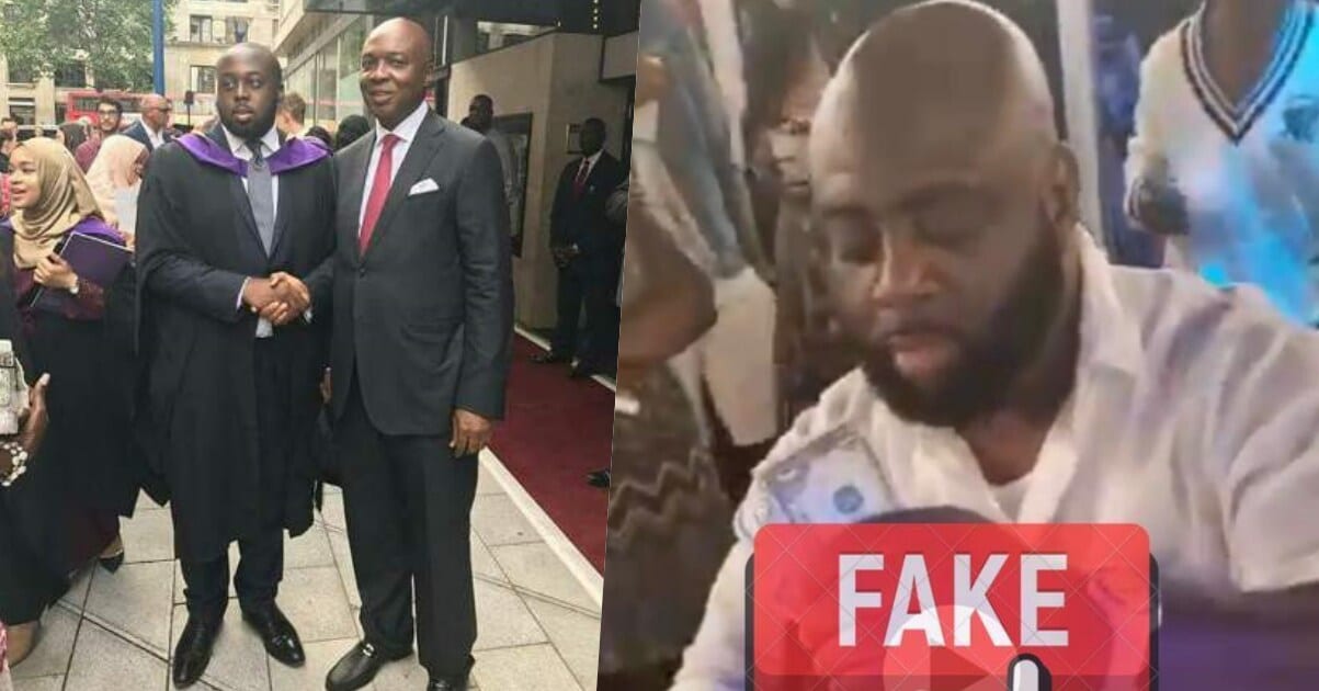 That isn't his son - Saraki's former aide reacts to video of look-alike of former senate president's son's spraying money on strippers