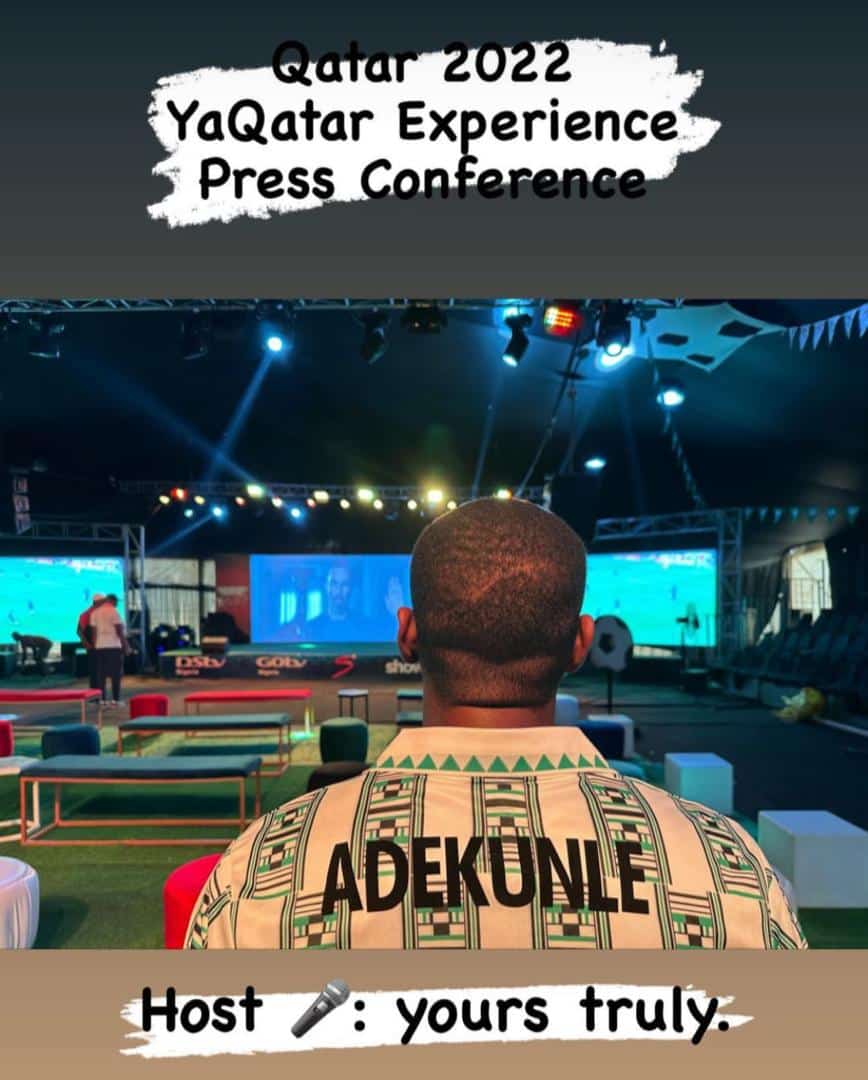 Adekunle to host FIFA World Cup conference (Video)