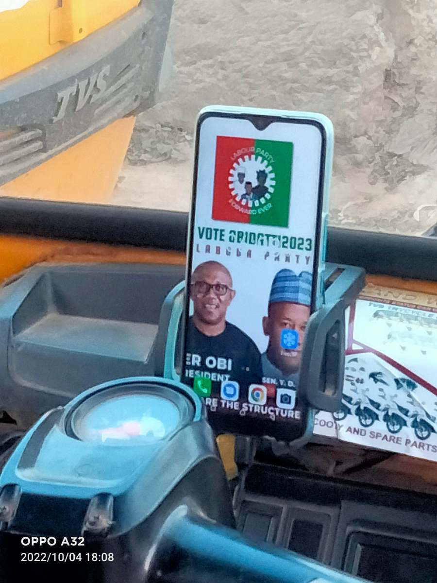 Keke rider praised as he reveals creative way he campaigns Peter Obi to passengers daily