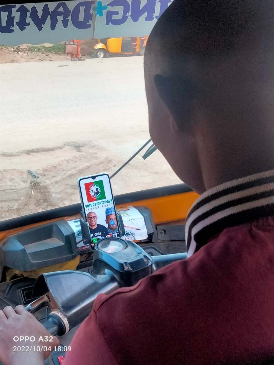 Keke rider praised as he reveals creative way he campaigns Peter Obi to passengers daily