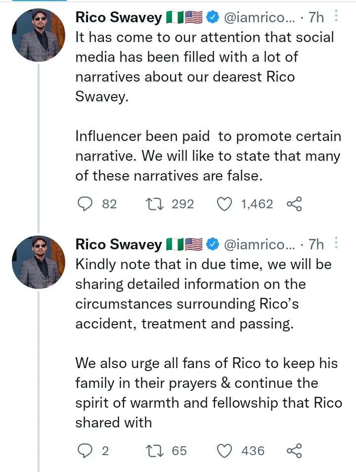 Rico Swavey Burial