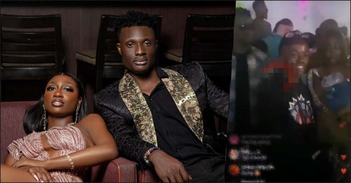 "Protect your property" — Reactions as Chizzy drags Doyin from fan at Phyna's party (Video)