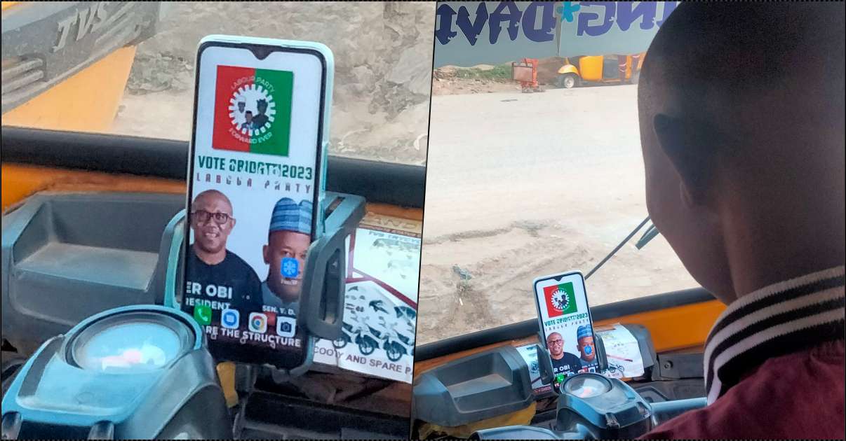 Keke rider praised as he reveals creative way he campaigns Peter Obi to passengers daily