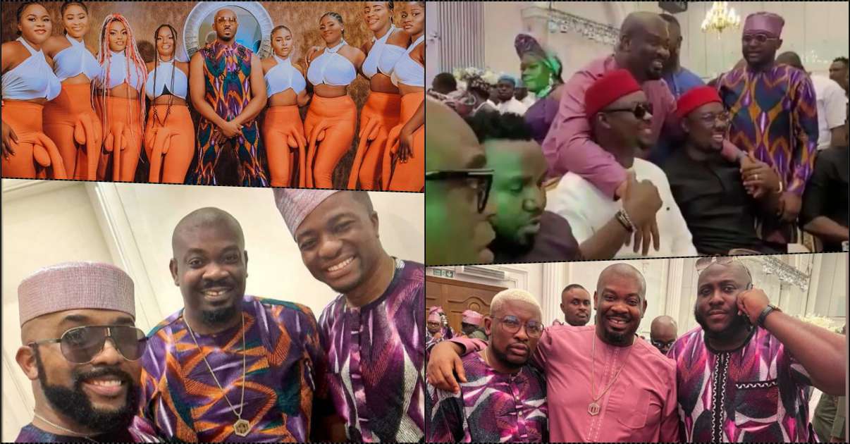 Pretty Mike, Obi Cubana, Maria, Erica, and many others grace burial ceremony of Don Jazzy's mother (Video)